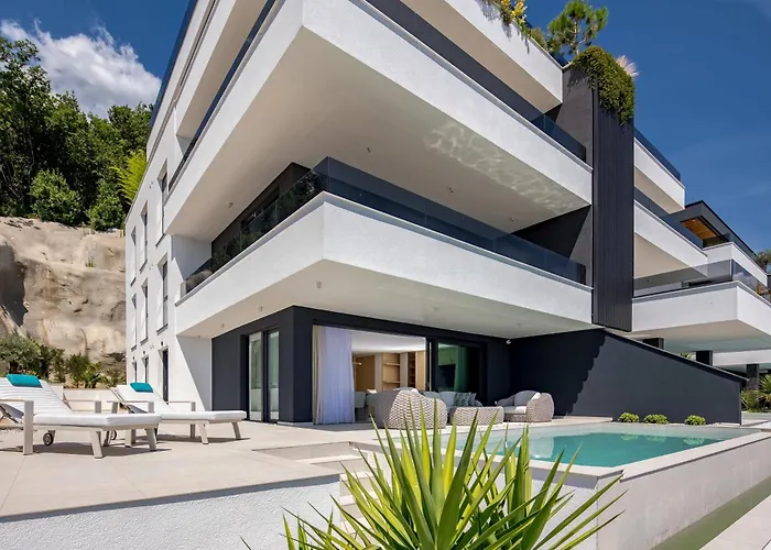 Daire Vista Magica With Swimming Pool Opatija