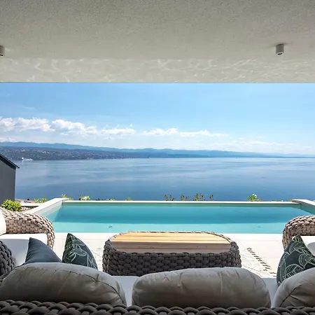 Vista Magica With Swimming Pool Lägenhet Opatija