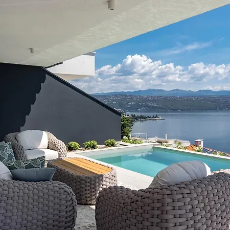 Apartment Vista Magica With Swimming Pool Opatija